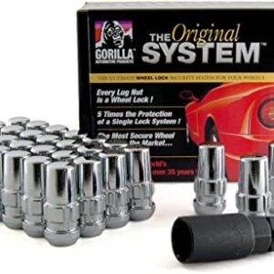 Gorilla Automotive 76695N "The System" Duplex Acorn Wheel Locks (9/16" Thread Size) - For 8 Lug Wheels